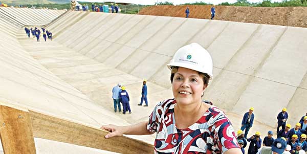 Dilma no Sertão pernambucano